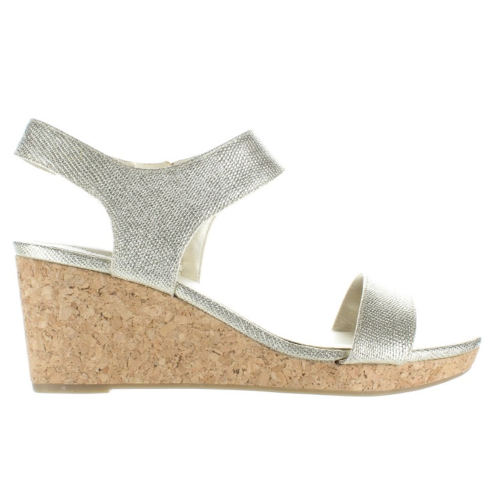 Bandolino Tessa Women’s Gold wedge Sandal size 11